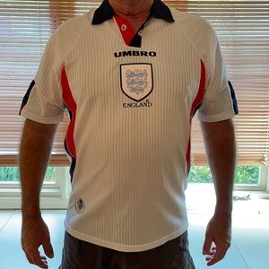 England soccer jersey home— 1988.